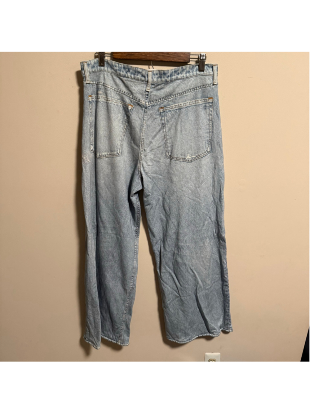 Rag & Bone Sophie Miramar Denim Wide Leg in Meadowblue Terry Jean- Size 32 - Picture 7 of 12